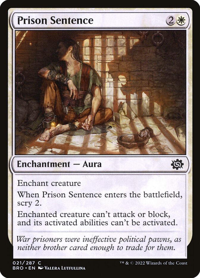 Prison Sentence — The Brothers' War 21/399