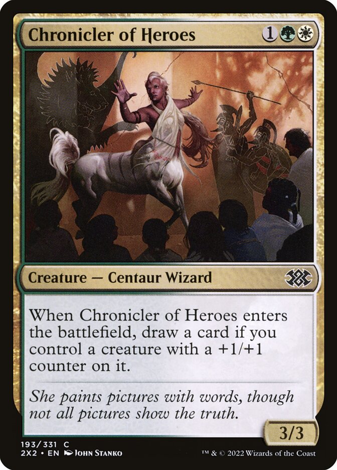Chronicler of Heroes — Double Masters 2022 193/579
