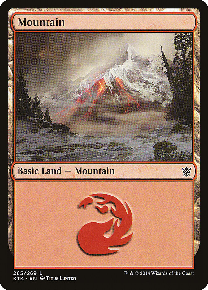 Mountain — Khans of Tarkir 265/293