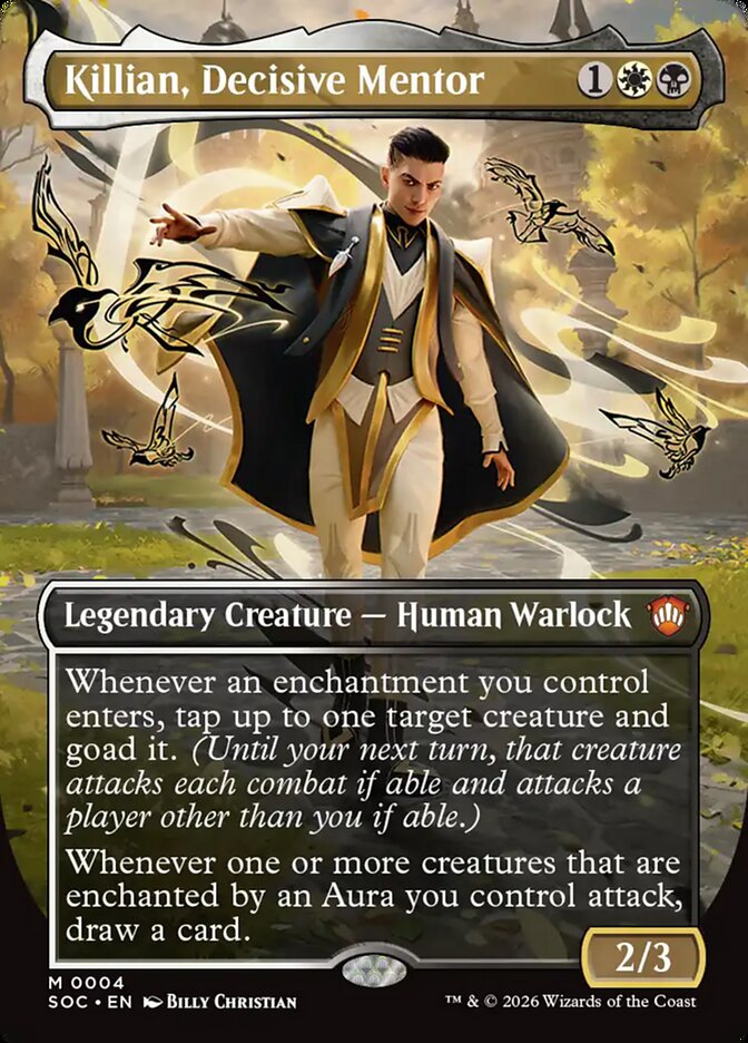 Killian, Decisive Mentor — Secrets of Strixhaven Commander 4/426