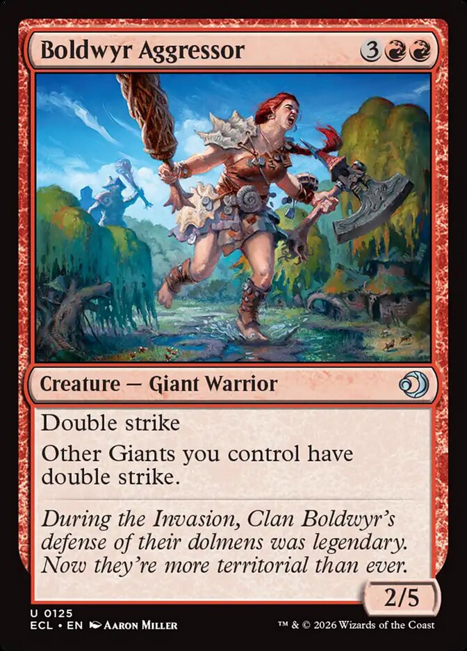 Boldwyr Aggressor — Lorwyn Eclipsed 125/408