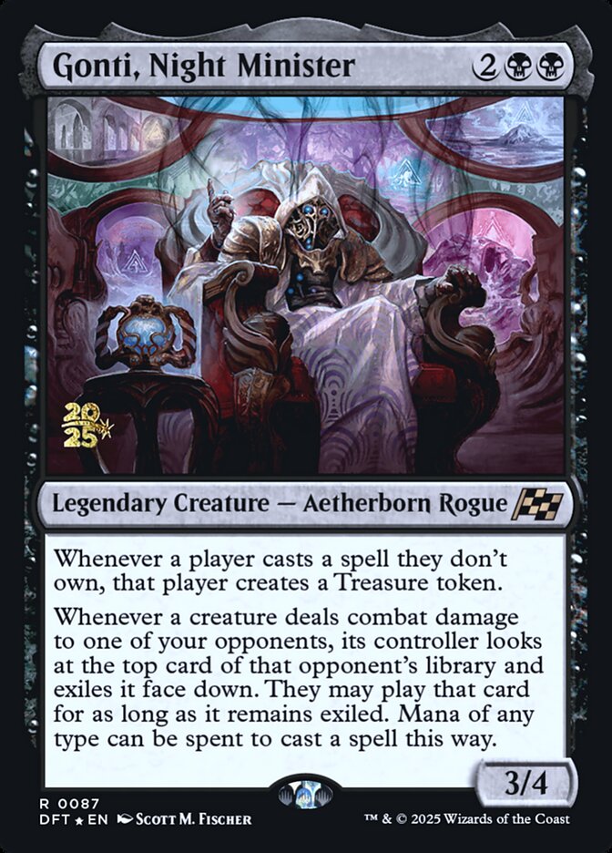 Gonti, Night Minister — Aetherdrift Promos 87s/160
