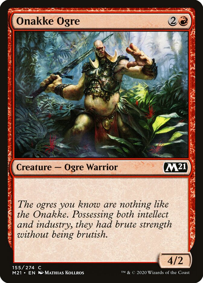 Onakke Ogre — Core Set 2021 155/397