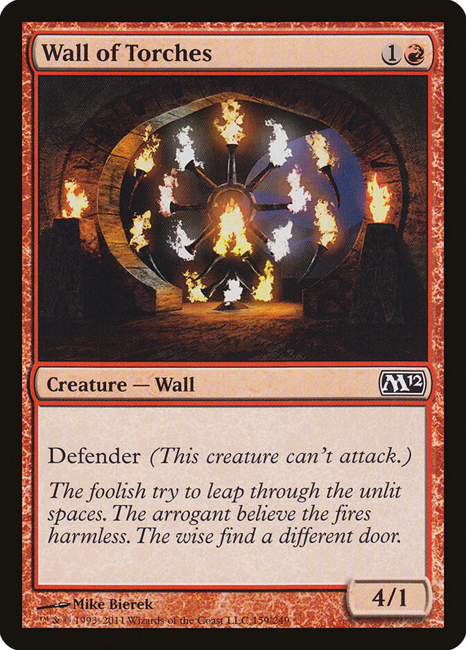 Wall of Torches — Magic 2012 159/249