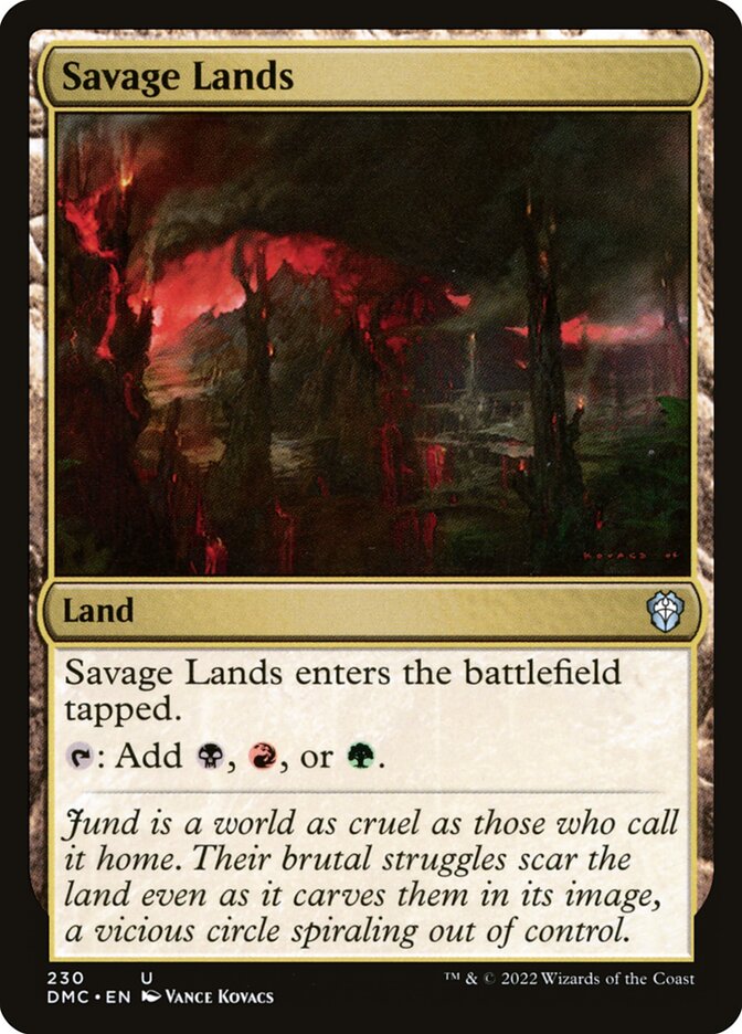 Savage Lands — Dominaria United Commander 230/240