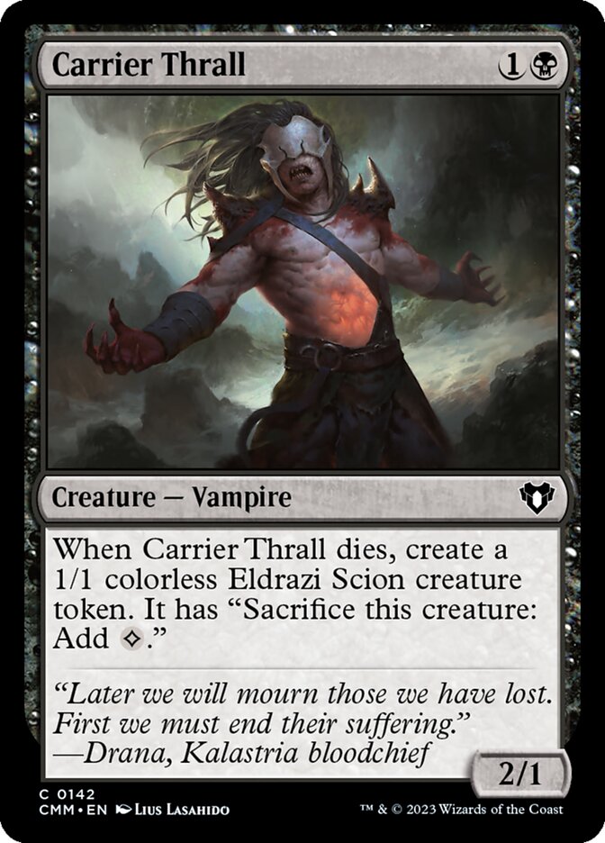 Carrier Thrall — Commander Masters 142/1067