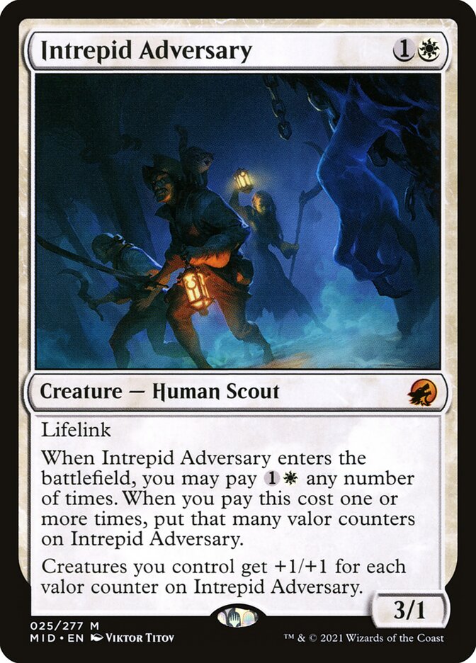 Adversaire intrépide — Innistrad: Midnight Hunt 25/398