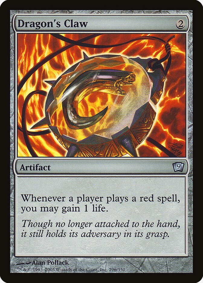 Dragon's Claw — Ninth Edition 296★/709