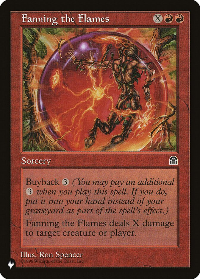 Fanning the Flames — The List STH-80/5581