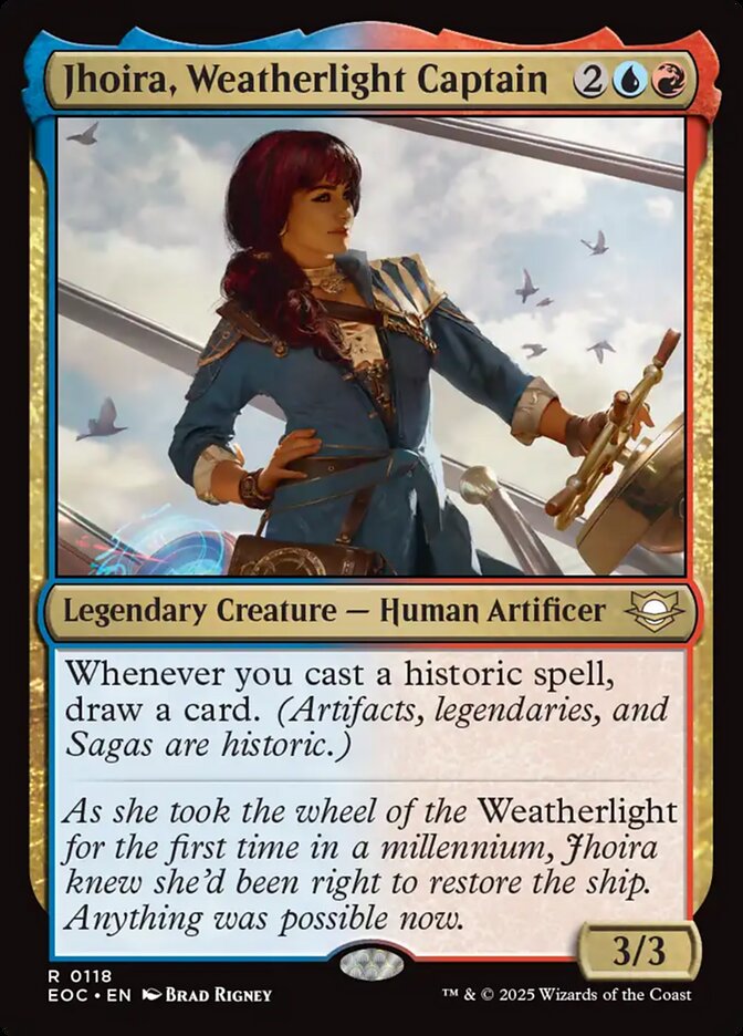 Jhoira, Weatherlight Captain — Edge of Eternities Commander 118/191