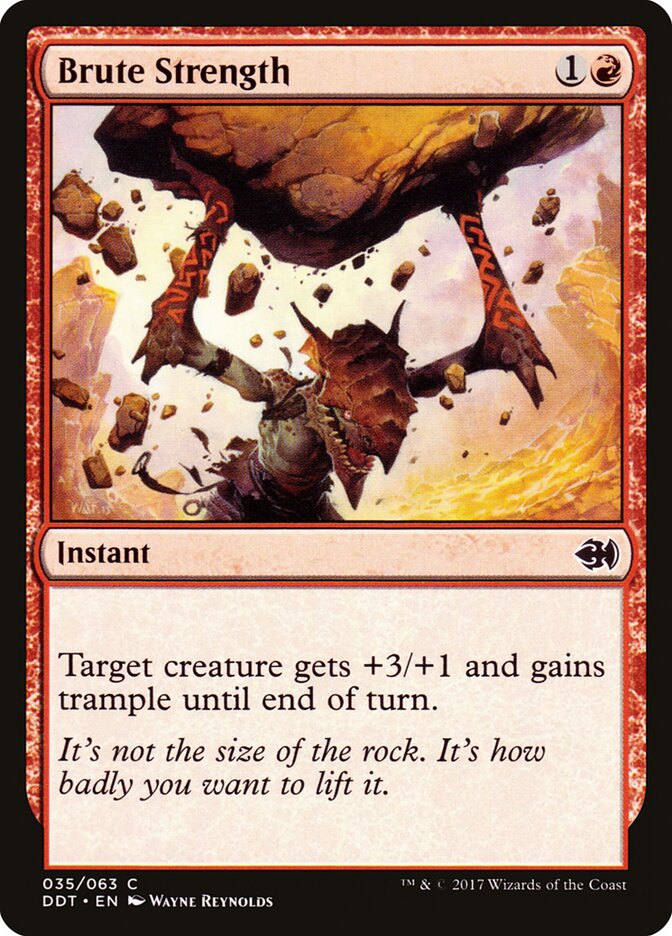 Brute Strength — Duel Decks: Merfolk vs. Goblins 35/63