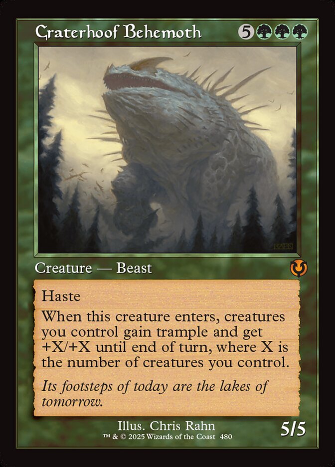 Craterhoof Behemoth — Innistrad Remastered 480/495