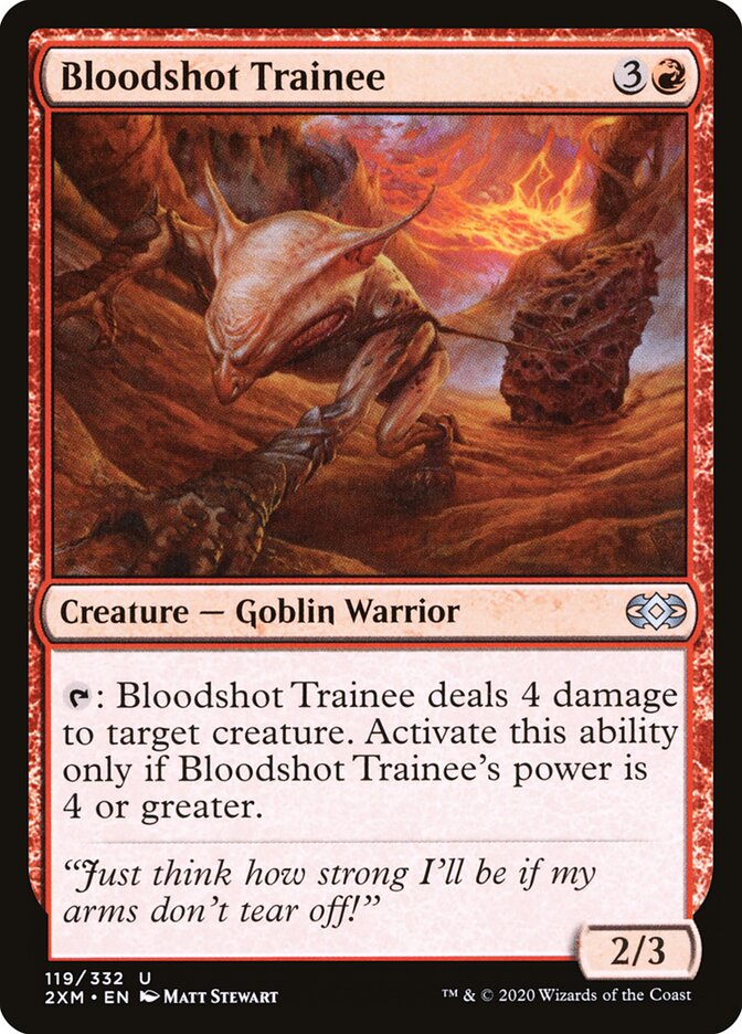 Bloodshot Trainee — Double Masters 119/384