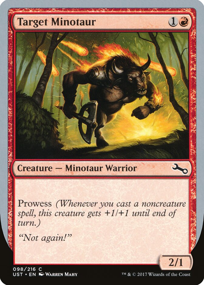 Target Minotaur — Unstable 98c/268