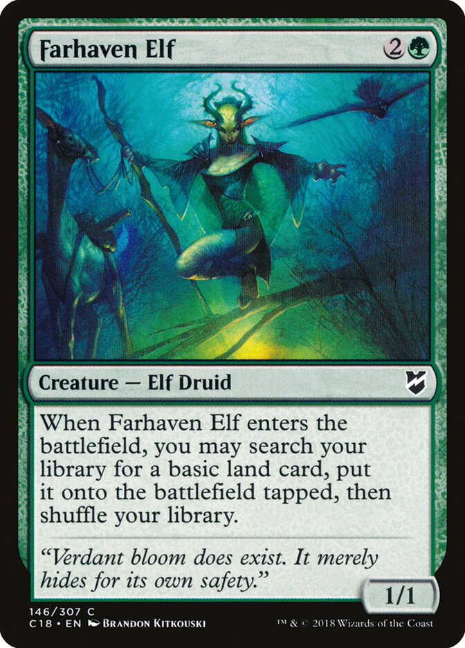 Farhaven Elf — Commander 2018 146/307
