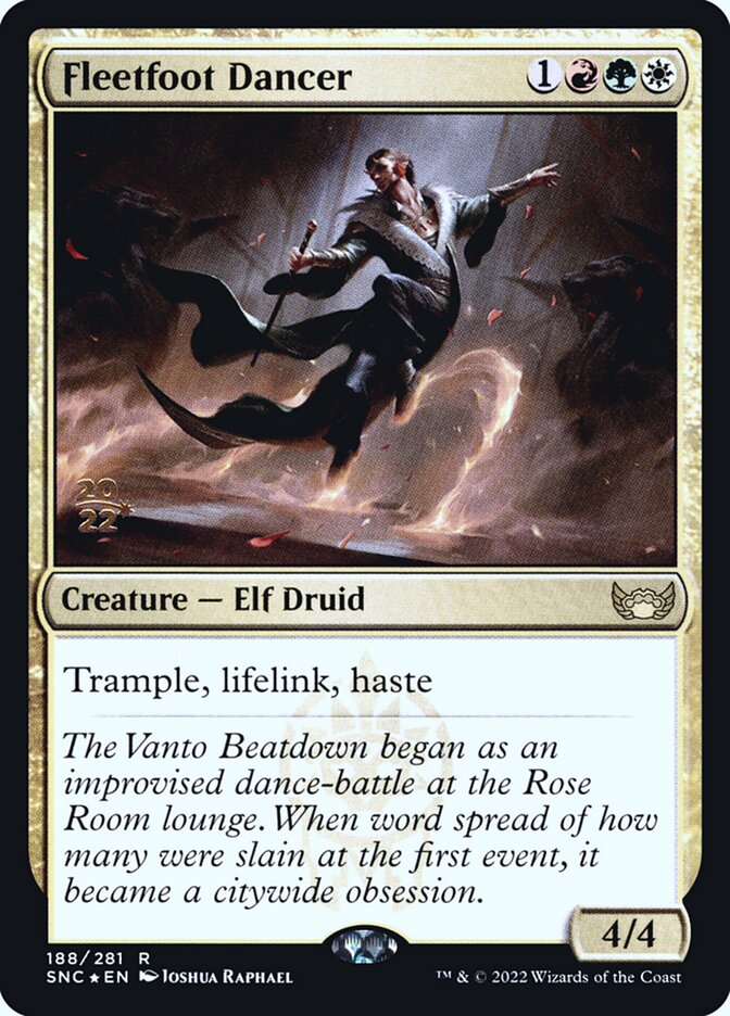 Fleetfoot Dancer — Streets of New Capenna Promos 188s/161
