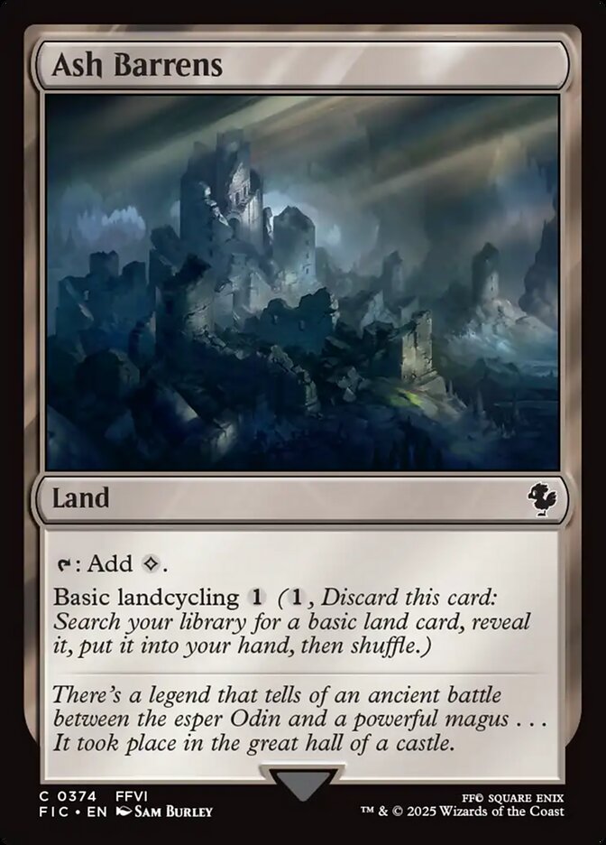 Ash Barrens — Final Fantasy Commander 374/486