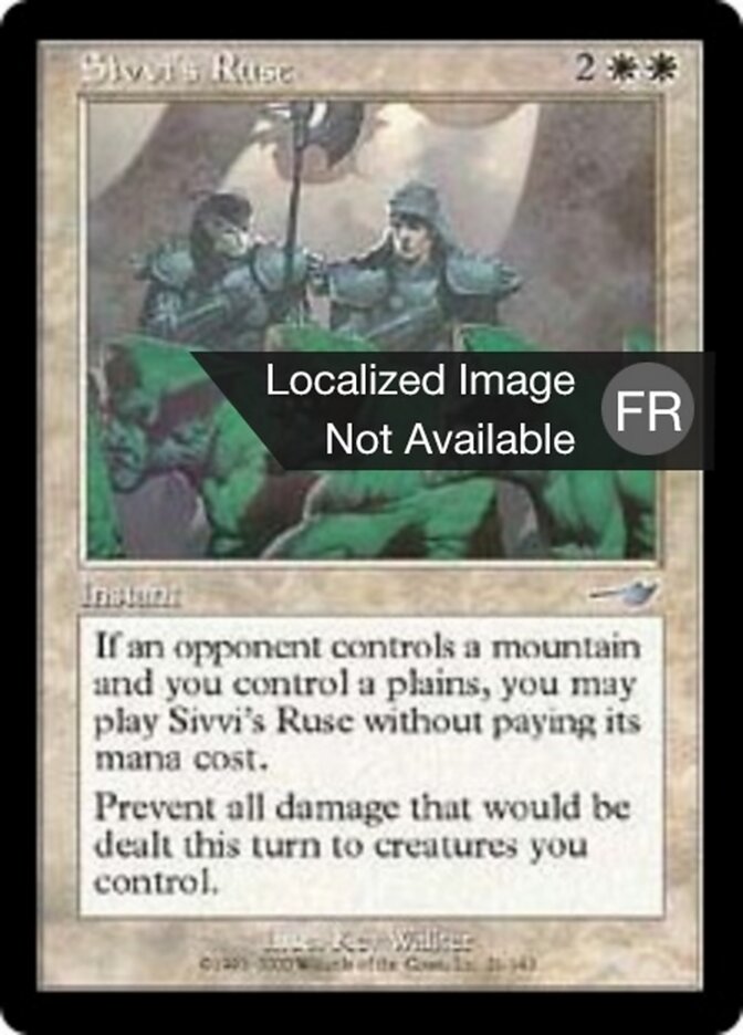 Ruse selon Sivvi — Nemesis 21/143