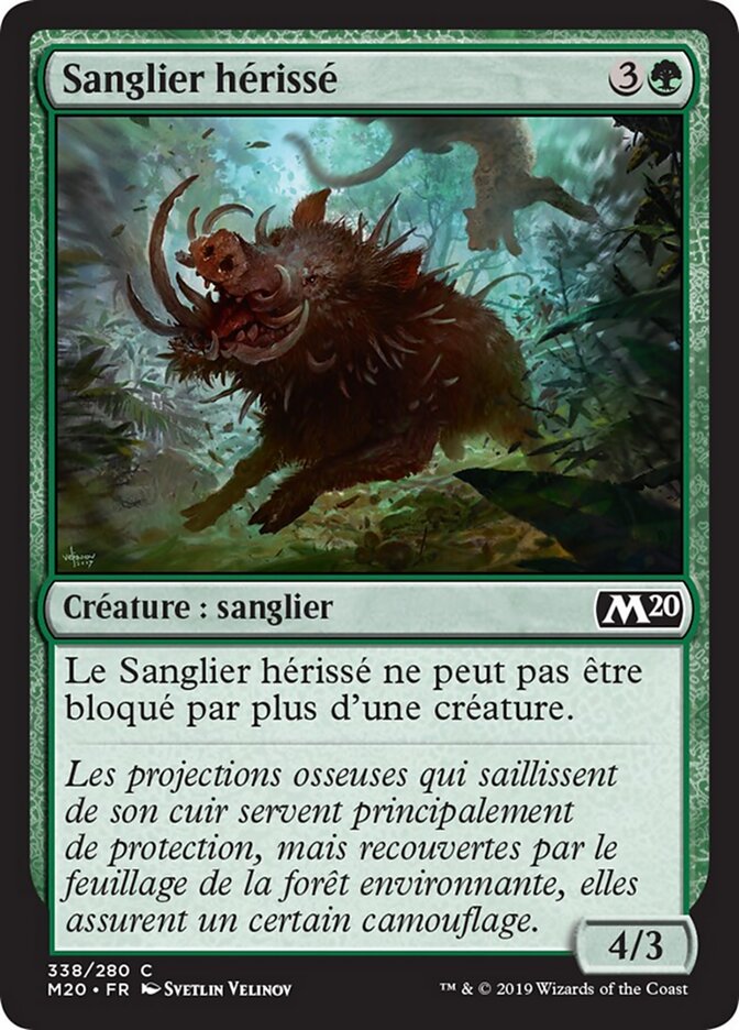 Sanglier hérissé — Core Set 2020 338/345