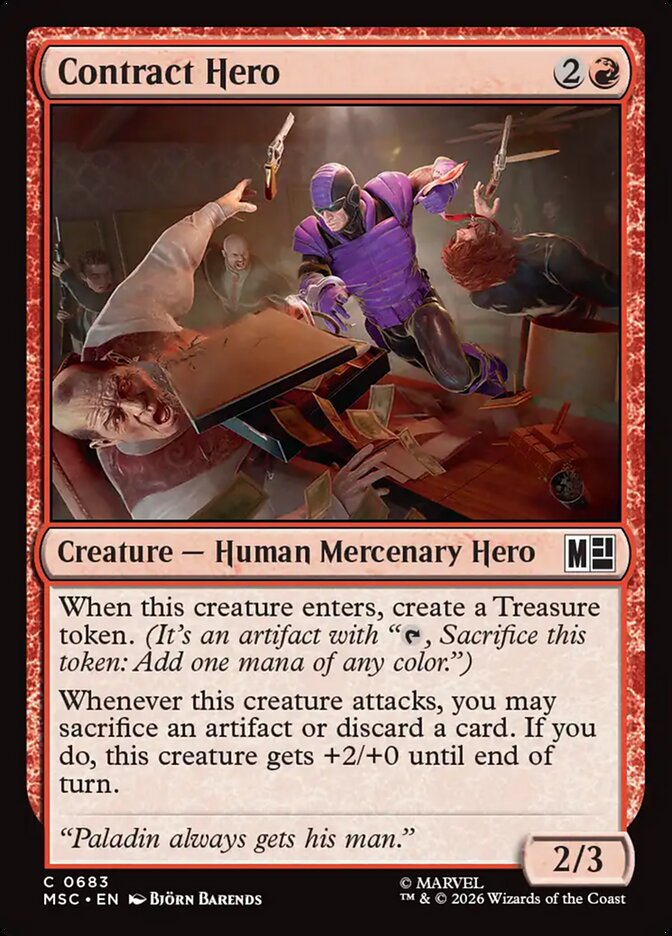 Contract Hero — Marvel Super Heroes Commander 683/866