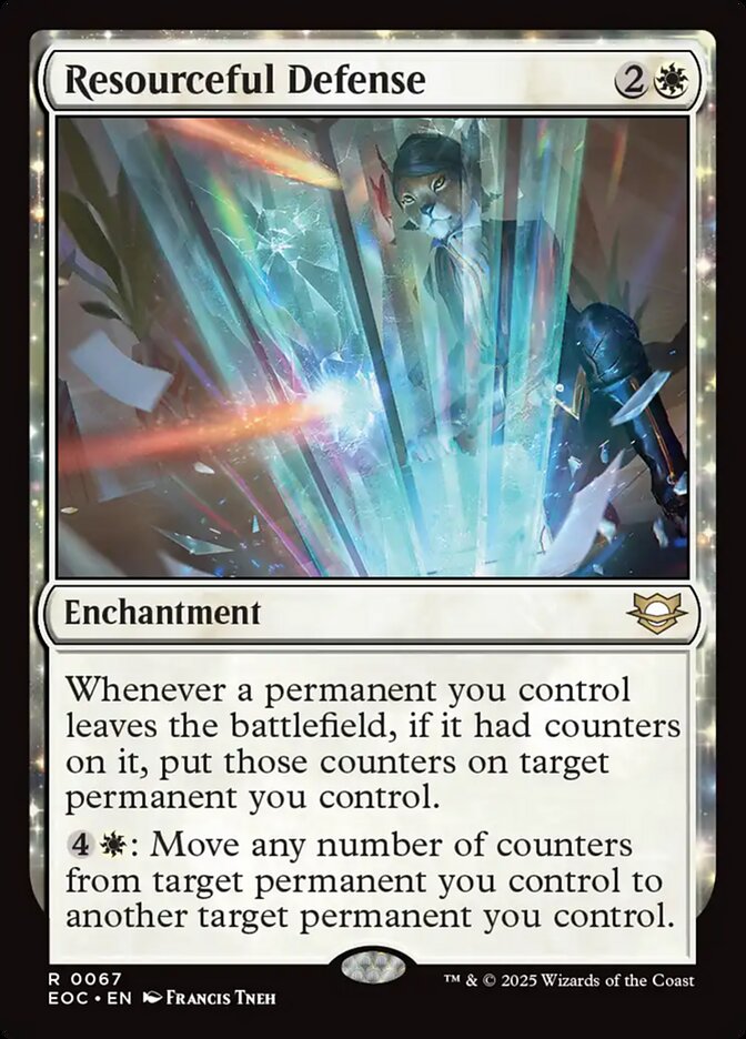 Resourceful Defense — Edge of Eternities Commander 67/191