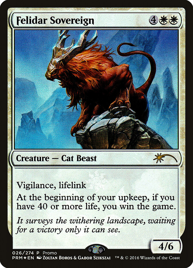 Felidar Sovereign — Battle for Zendikar Promos 26★/90