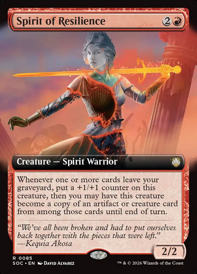 Spirit of Resilience — Secrets of Strixhaven Commander 85/426