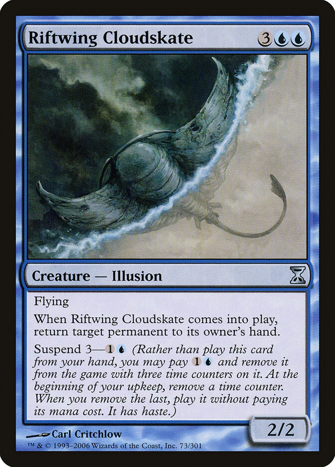Riftwing Cloudskate — Time Spiral 73/301