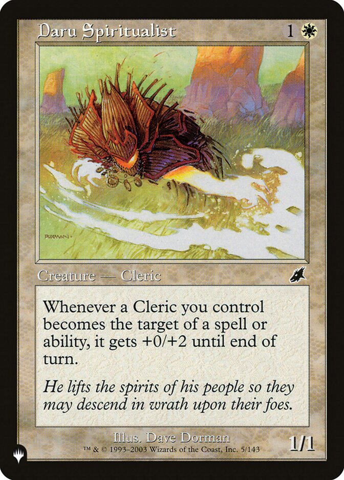 Daru Spiritualist — The List SCG-5/5581