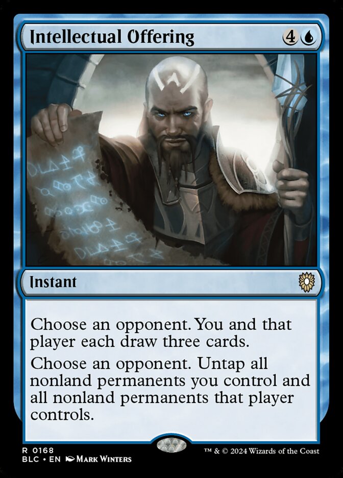 Offrande intellectuelle — Bloomburrow Commander 168/356