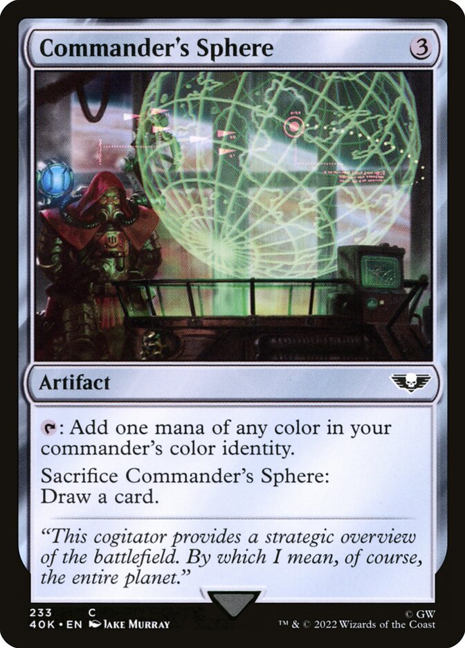 Commander's Sphere — Warhammer 40,000 Commander 233/617