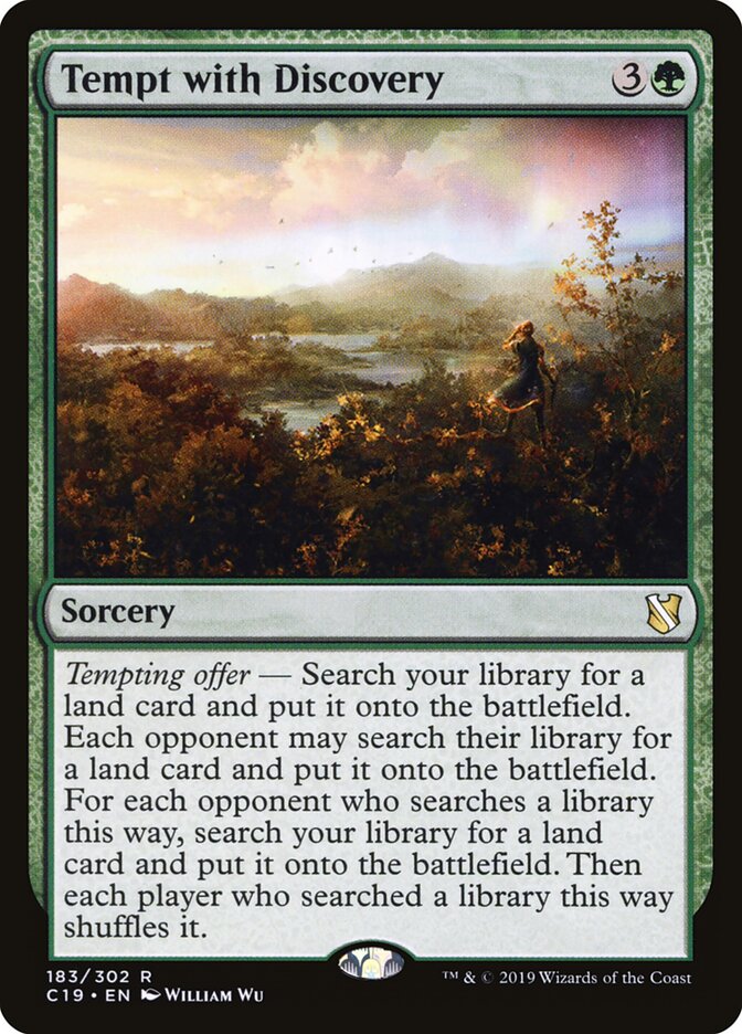 Tempt with Discovery — Commander 2019 183/302