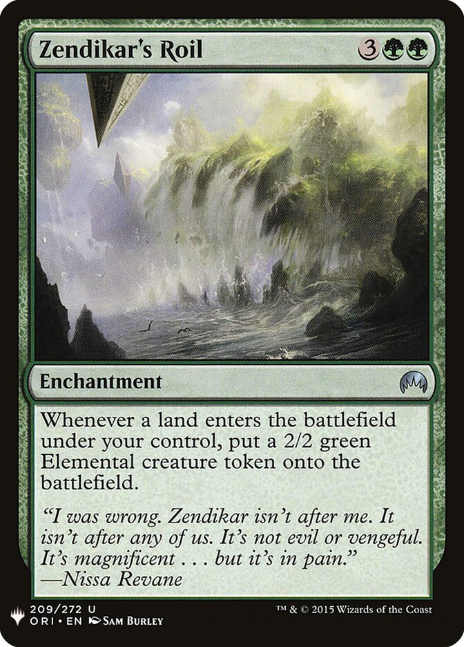 Zendikar's Roil — The List ORI-209/5581