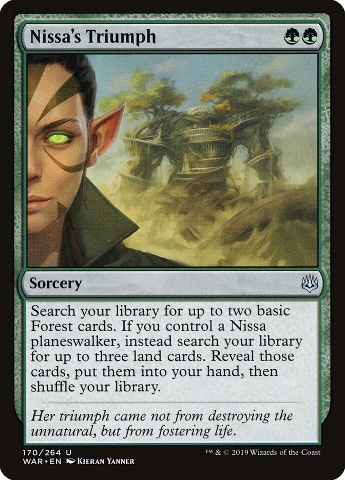 Triomphe de Nissa — War of the Spark 170/312