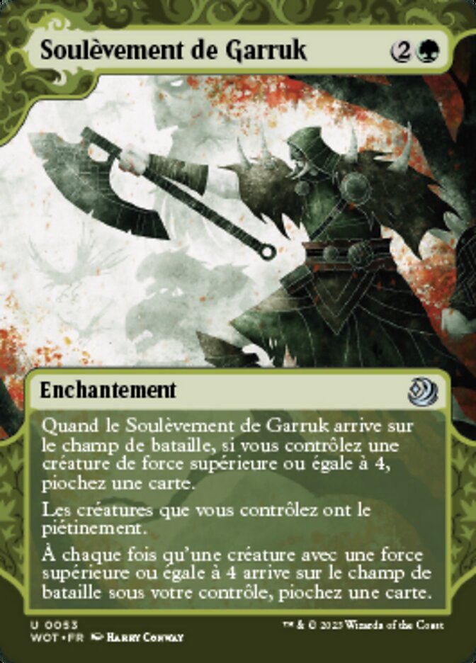 Soulèvement de Garruk — Wilds of Eldraine: Enchanting Tales 53/103