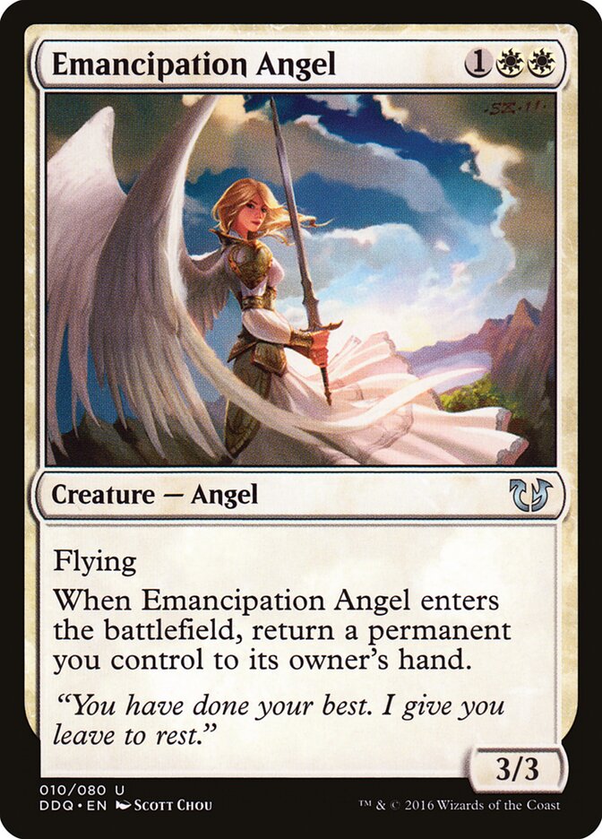 Emancipation Angel — Duel Decks: Blessed vs. Cursed 10/80