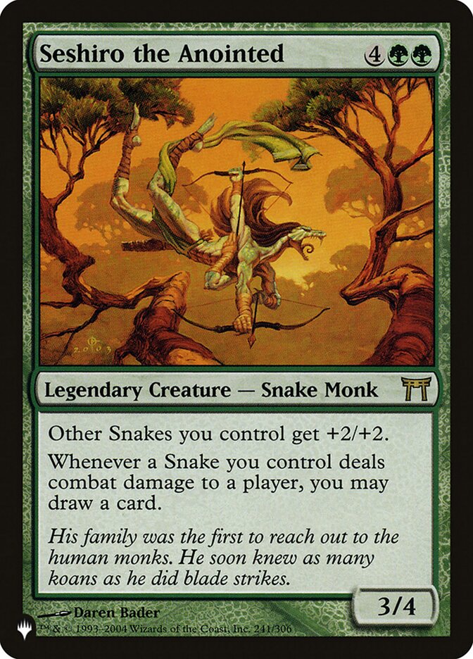 Seshiro the Anointed — The List CHK-241/5581