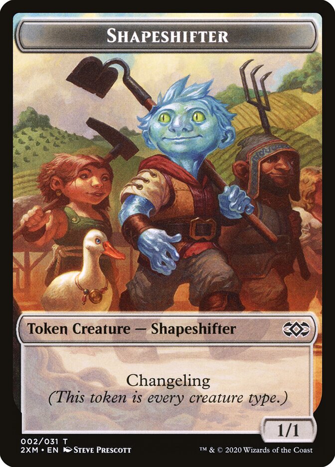 Shapeshifter — Double Masters Tokens 2/31