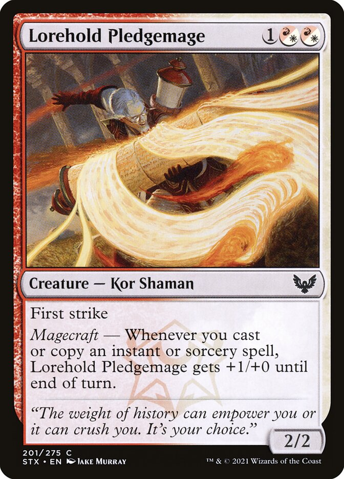 Lorehold Pledgemage — Strixhaven: School of Mages 201/393