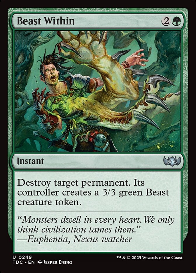 Beast Within — Tarkir: Dragonstorm Commander 249/413
