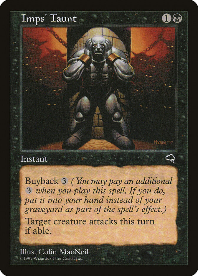 Moquerie du diablotin — Tempest 138/350