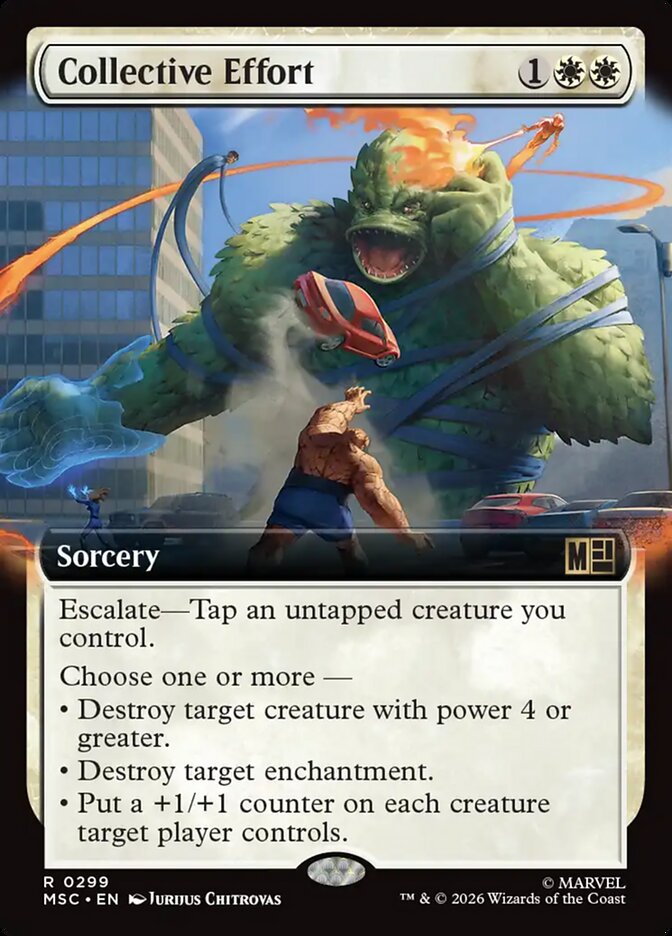 Collective Effort — Marvel Super Heroes Commander 299/866