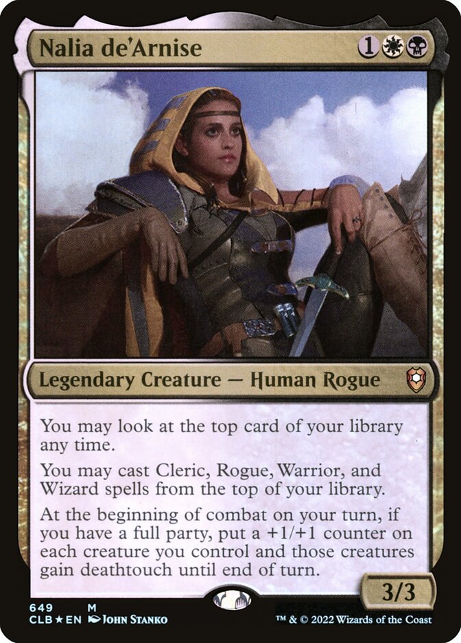 Nalia de'Arnise — Commander Legends: Battle for Baldur's Gate 649/936