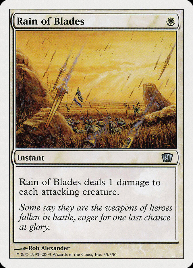 Rain of Blades — Eighth Edition 35/710