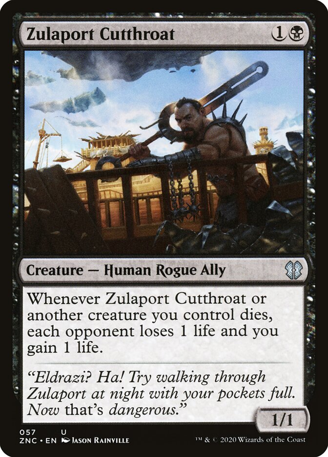 Zulaport Cutthroat — Zendikar Rising Commander 57/142