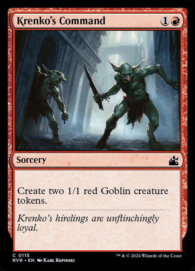 Krenko's Command — Ravnica Remastered 115/531