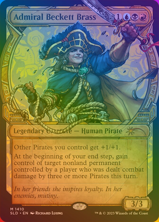 Admiral Beckett Brass — Secret Lair Drop 1410★/2754