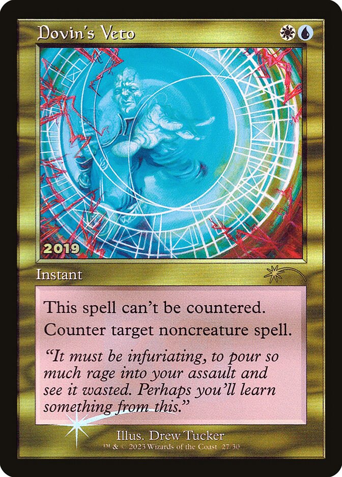 Dovin's Veto — 30th Anniversary Play Promos 27/30