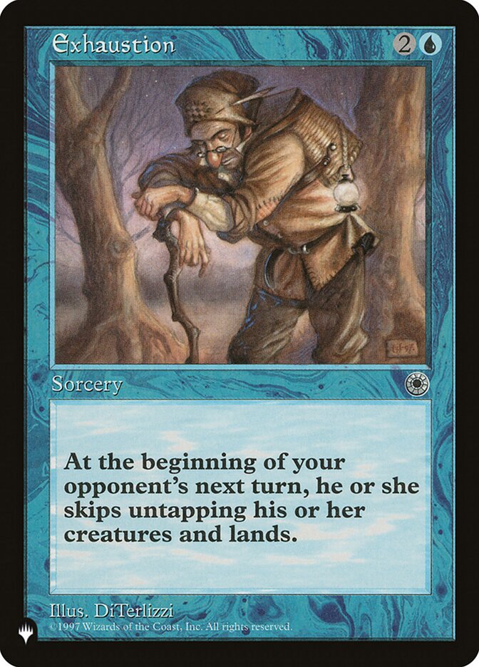 Exhaustion — The List POR-54/5581