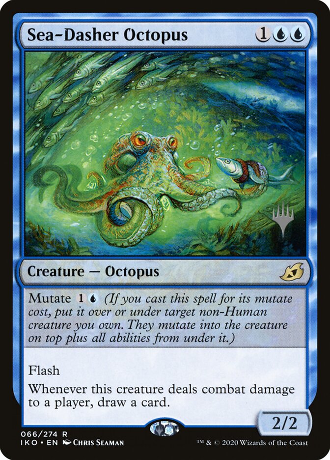 Sea-Dasher Octopus — Ikoria: Lair of Behemoths Promos 66p/137